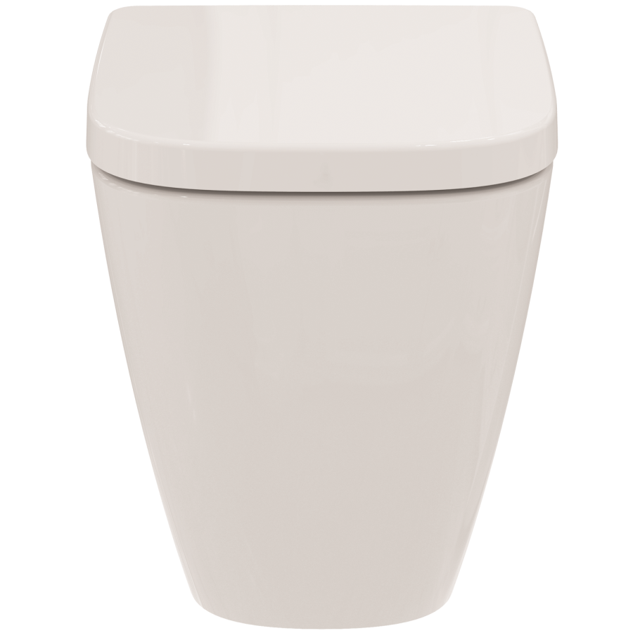 Ideal Standard i.life S Back To Wall Rimless Short Projection Toilet With Concealed Cistern & Chrome Flush Plate