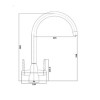 Single Bowl Brushed Brass Stainless Steel Undermount Kitchen Sink &amp; Brass Kitchen Mixer Tap - Enza Tamara