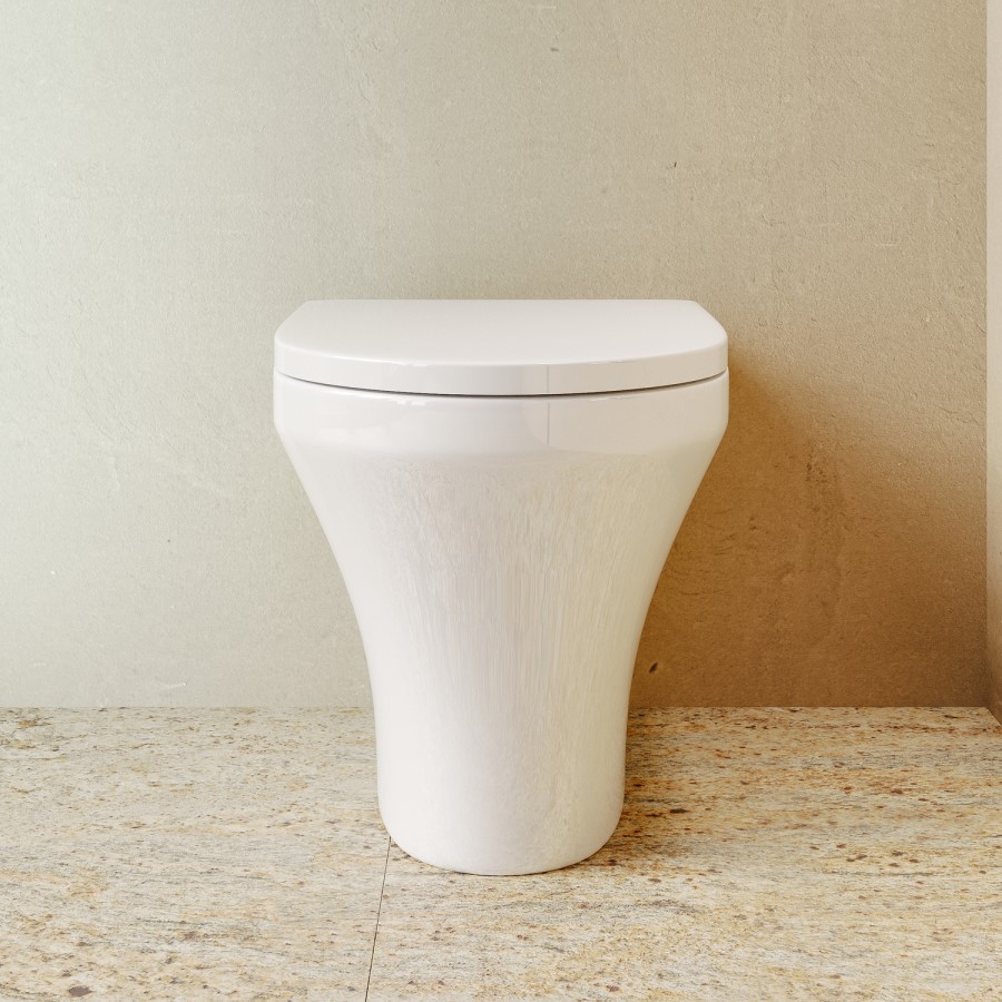 Back To Wall Rimless Toilet with Tornado Flush  - Tanya