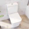 Modern Freestanding 1300mm Bath Suite with Toilet &amp; Basin - Tetra