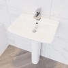Modern Freestanding 1500mm Bath Suite with Toilet &amp; Basin - Tetra