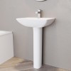 Modern Freestanding 1300mm Bath Suite with Toilet &amp; Basin - Tetra