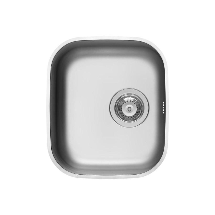 Single Bowl Undermount Chrome Stainless Steel Kitchen Sink - Essence Ava