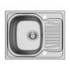 1 Bowl Ava Reversible Stainless Steel Kitchen Sink &amp;  Hector Kitchen Mixer Tap