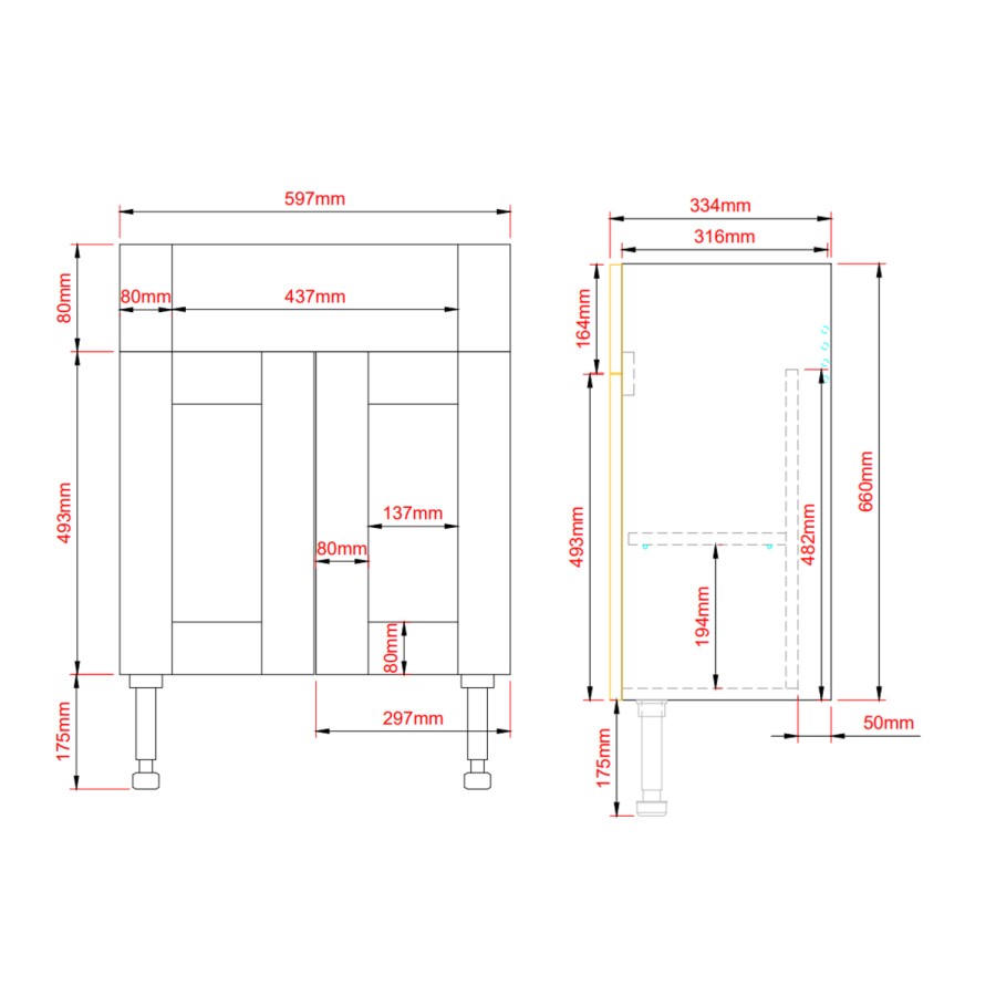 1800mm Blue Toilet and Sink Unit with Storage Units & Chrome Fittings - Vancouver