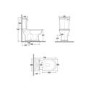 Close Coupled Toilet with Soft Close Seat - RAK Washington 