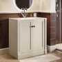 800mm Beige Freestanding Vanity Unit with Basin - Windsor