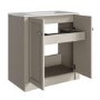 800mm Beige Freestanding Vanity Unit with Basin - Windsor