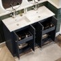1200mm Blue Freestanding Double Vanity Unit with Basin - Windsor