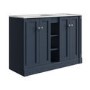 1200mm Blue Freestanding Double Vanity Unit with Basin - Windsor