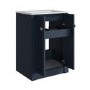 600mm Blue Freestanding Vanity Unit with Basin - Windsor