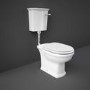Close Coupled Traditional Low Level Toilet and Soft Close Seat - RAK Washington 