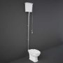 Close Coupled Traditional High Level Toilet and Soft Close Seat - RAK Washington 