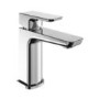 Grade A1 - Chrome Bath and Basin Tap Set with Basin Waste- Zana