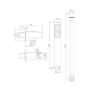 Brushed Brass 3 Outlet Wall Mounted Thermostatic Mixer Shower Set With Hand Shower and Waterfall Bath Filler Spout -Zana