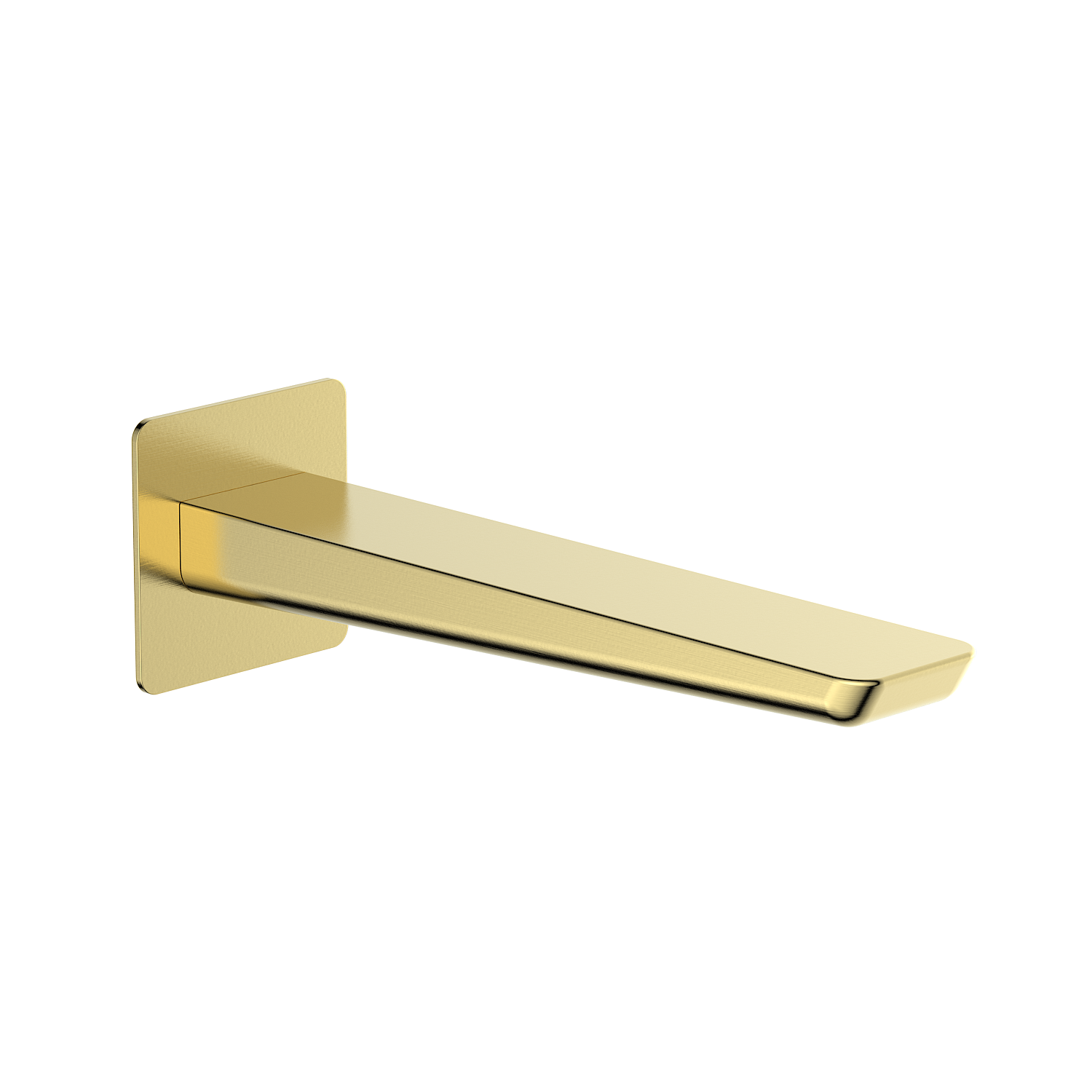 Zana Brass Brushed Wall Mounted Bath Spout