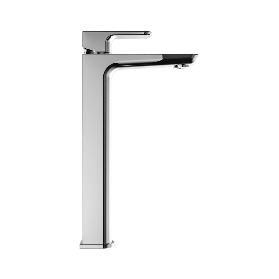 Chrome Tall basin tap and wall mounted bath filler tap pack - Zana