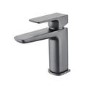 GRADE A1 - Gunmetal Mono Basin Mixer Tap With Waste - Zana