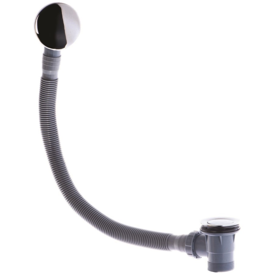 Chrome Plated Brass Bath Waste with Click Clack