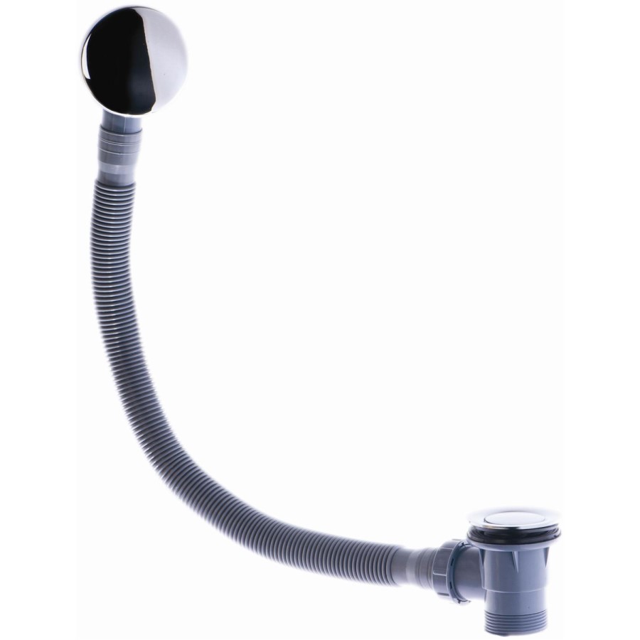 Chrome Plated Brass Bath Waste with Click Clack