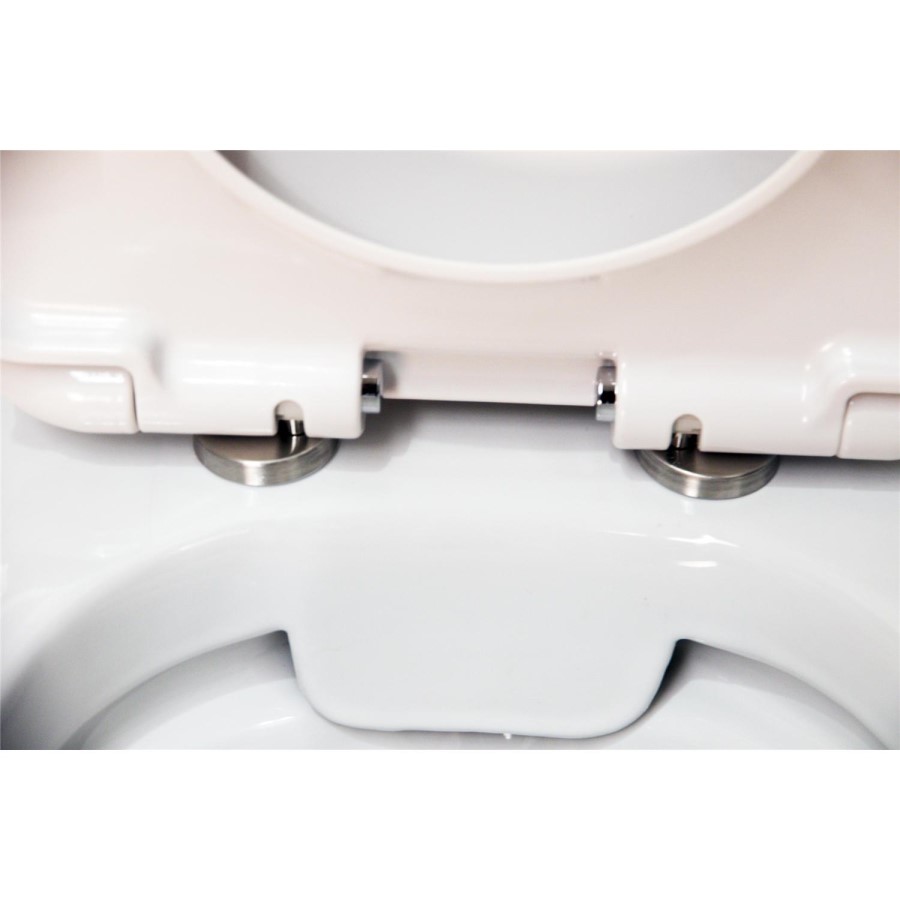 Rimless Close Coupled Toilet with Soft Close Seat