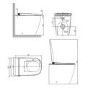 Back to Wall Smart Bidet Toilet Square - Purificare