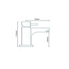 Chrome Cloakroom Mono Basin Mixer Tap - Form