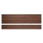 Walnut Finished 1600 Height Adjustable Panel with Plinth