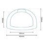 Aquafloe Compact Shower Seat