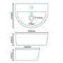Luna Wall Hung Cloakroom Basin