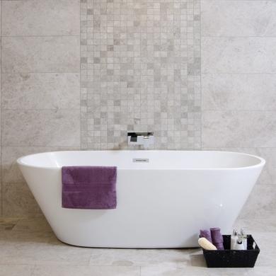 Silver Beige Honed Wall/Floor Mosaic