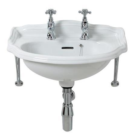 Belfast 2 Tap Hole Wall Mounted Cloakroom Basin