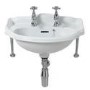 Belfast 2 Tap Hole Wall Mounted Cloakroom Basin