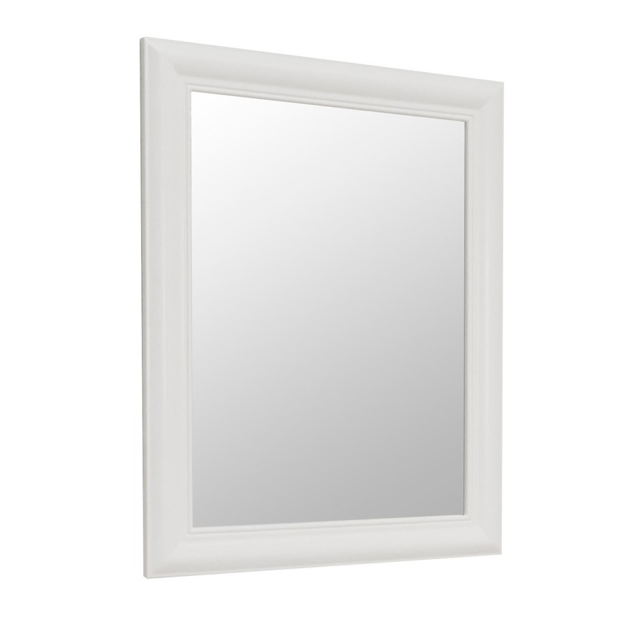 900 x 700mm White Mirror - Valencia