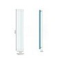 Nevada Beta Heat 1600 x 240mm Single Panel White Radiator