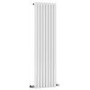 Nevada Beta Heat 1600 x 480mm Single Oval Panel White Vertical Radiator