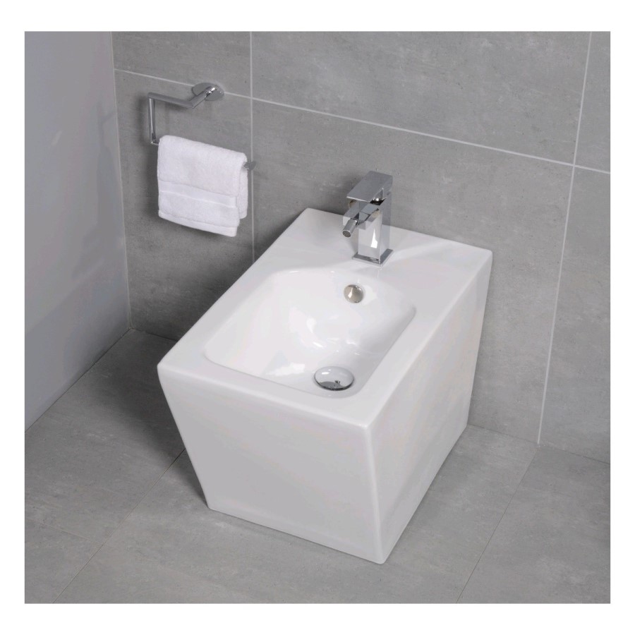 Havana Back to Wall Bidet Square One Tap Hole