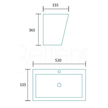 Havana Wall Mounted Basin