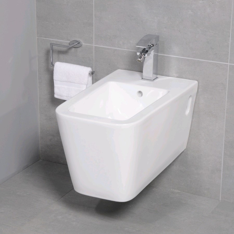 Bali Wall Hung Bidet One Tap Hole