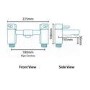 GRADE A1 - Form Basin Mixer and Bath Filler Tap Pack