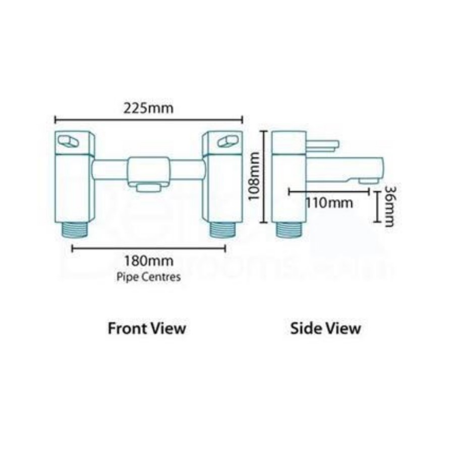 Form Basin Mixer and Bath Filler Tap Pack
