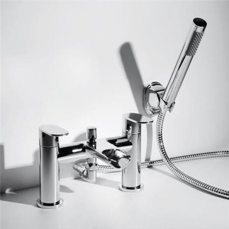Cirque Waterfall Basin Mixer and Bath Shower Mixer Tap Pack