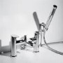 Cirque Waterfall Basin Mixer and Bath Shower Mixer Tap Pack