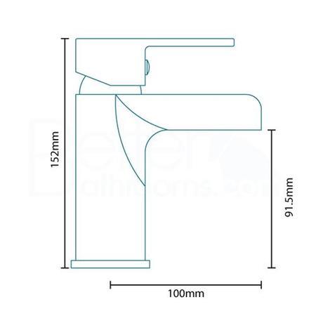 Cirque Waterfall Basin Mixer and Bath Shower Mixer Tap Pack