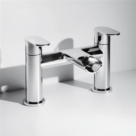 Cirque Waterfall Basin Mixer and Bath Filler Tap Pack