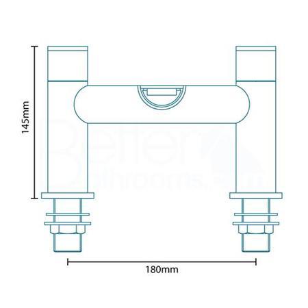 Cirque Waterfall Basin Mixer and Bath Filler Tap Pack