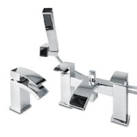 Delph Basin Mixer and Bath Shower Mixer Tap Pack