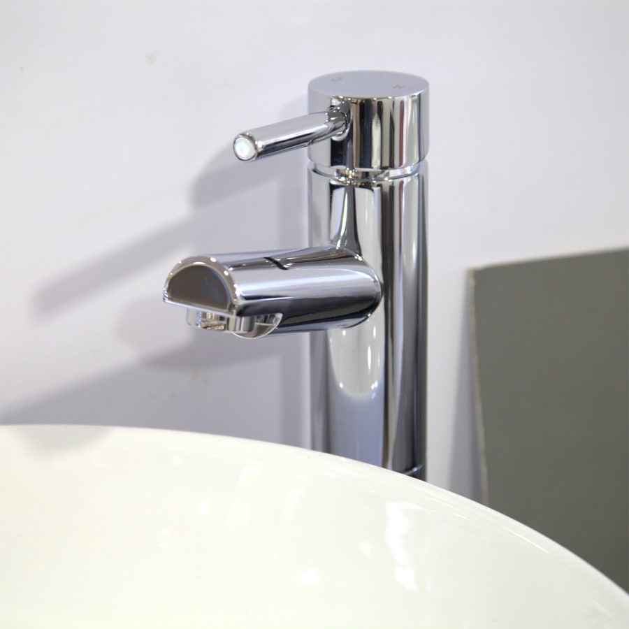 GRADE A1 - Deluxe Extended Basin Mixer Tap - Peru Range