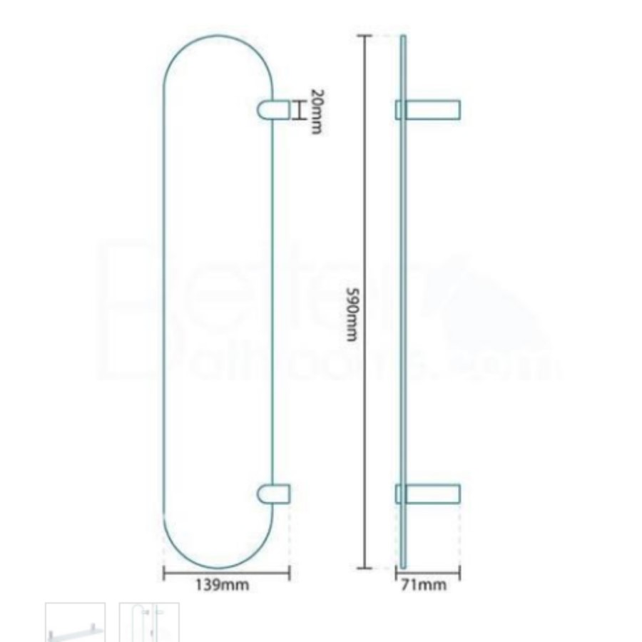 Santos Glass Shelf