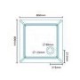 Ultralite 800 x 800 Square Shower Tray